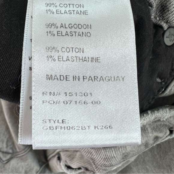 Good American Jeans Women’s 2 26 Straight Distressed Gray Good Boy Washed Z - Picture 9 of 9